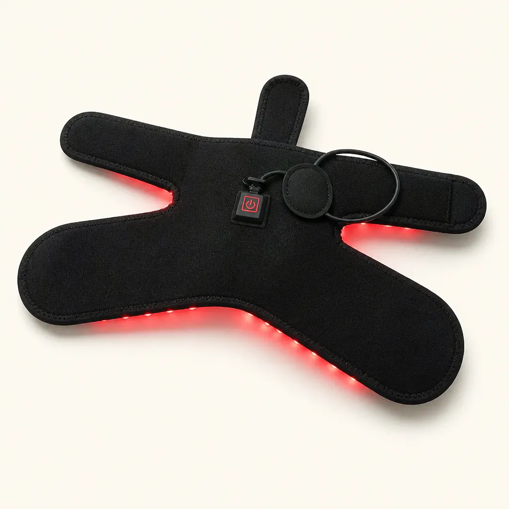 Red light therapy recovery wrap